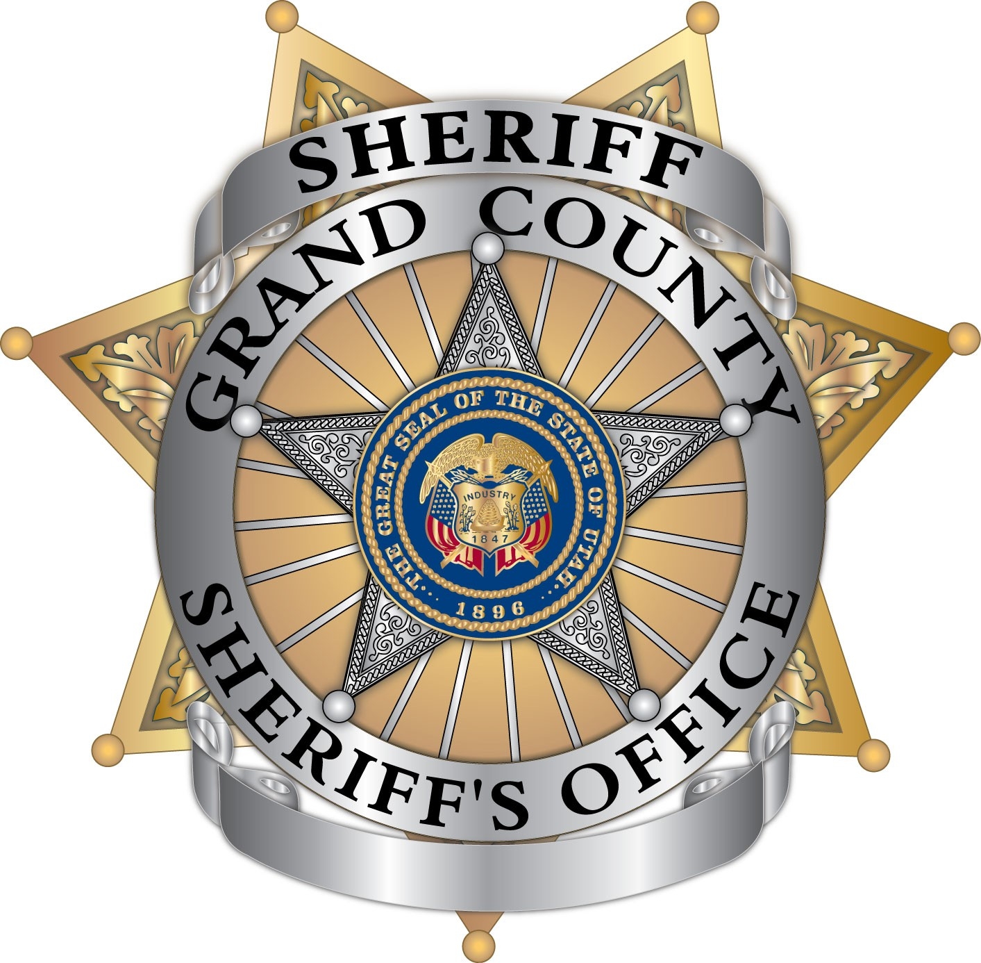 Grand County Utah Sheriff Blank Badge
